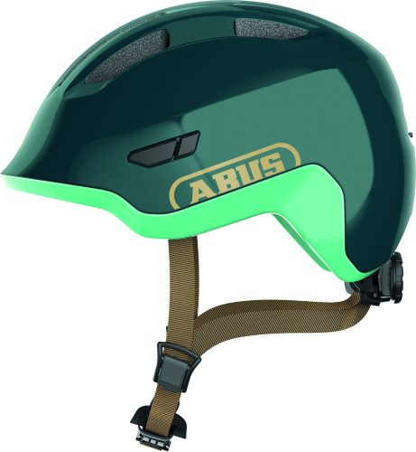 ABUS kerékpáros gyerek sisak Smiley 3.0 ACE LED, In-Mold, royal green, M (50-55 cm)