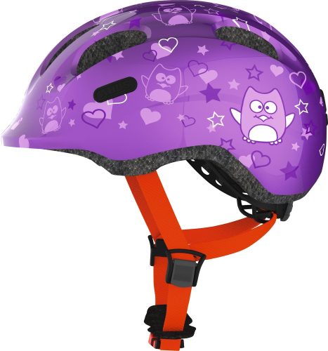ABUS kerékpáros gyerek sisak Smiley 2.0, In-Mold, purple star, S (45-50 cm)