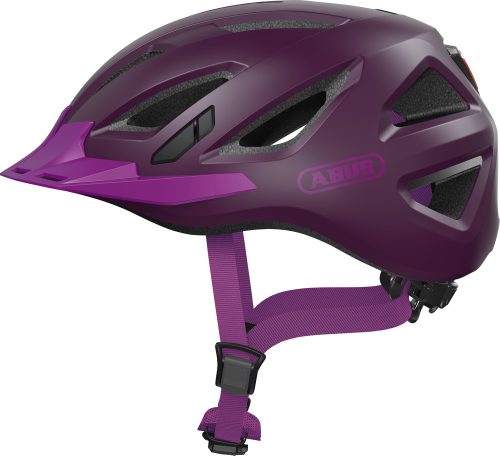 ABUS kerékpáros városi sisak Urban-I 3.0, In-Mold, core purple, M (52-58 cm)