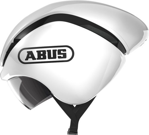 ABUS kerékpáros idõfutam sisak GameChanger TT, In-Mold, shiny white, M (54-58 cm)