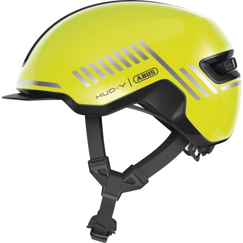 ABUS kerékpáros városi sisak Hud-Y, In-Mold, signal yellow, S (51-55 cm)