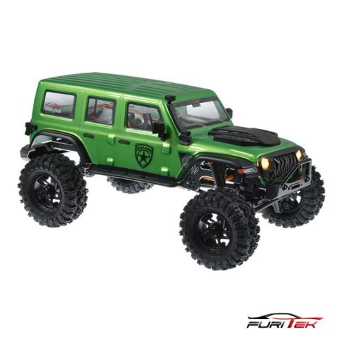 FX118 FURY Katana RTR zöld, 1/18-as, szénkefe nélküli motorral, akkumulátorral, USB töltővel