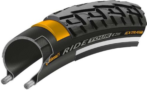 Continental gumiabroncs kerékpárhoz 28-622 RIDE Tour 28x1 5/8x1 1/8 fekete/fekete