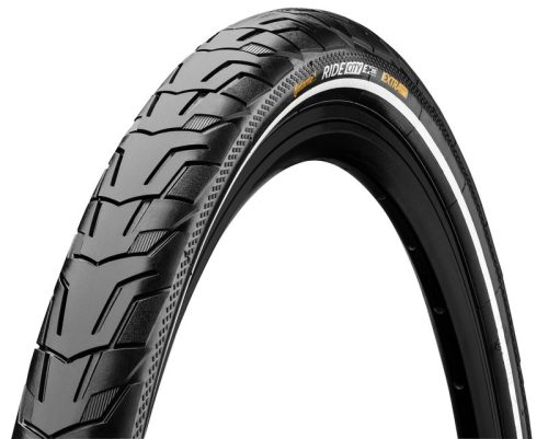 Continental gumiabroncs kerékpárhoz 32-622 Ride City 28x1 1/4x1 3/4 fekete/fekete, reflektoros