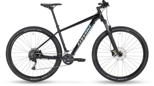 Stevens Taniwha MTB kerékpár, 20", stealth black, 2x9 sebességes, hidraulikus tárcsafékes, teleszkópos