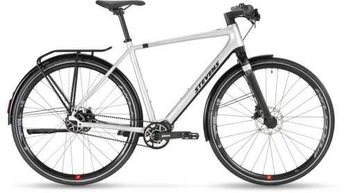 E-Strada 7.3.4 FEQ light assist városi elektromos kerékpár, vogue silver black