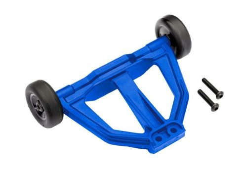 Wheelie bar montiert blau