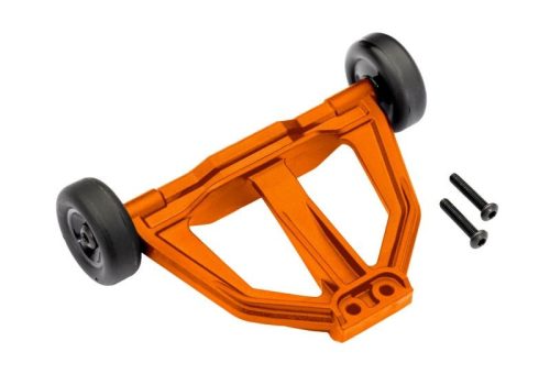 Wheelie bar montiert orange