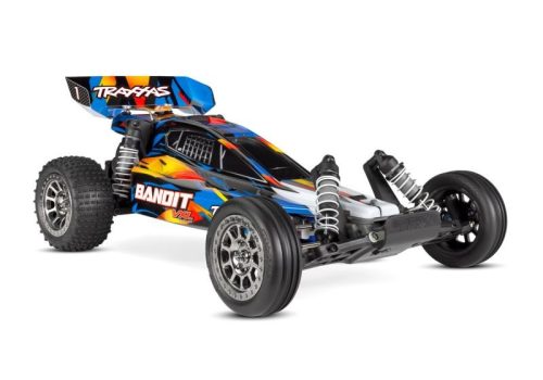 SLVR TRAXXAS Bandit VXL blau 1/10 2WD Buggy RTR