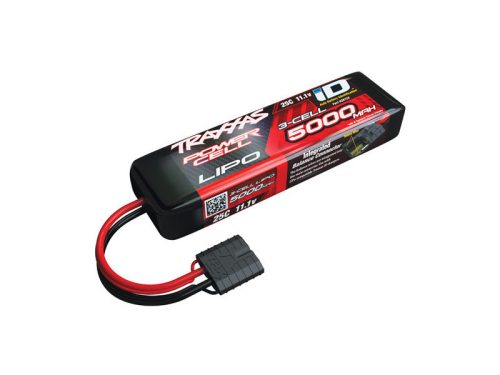 LiPo Power Cell 5000mAh 11,1V 3s 25C TRAXXAS iD csatlakozóval (L135xH29xB44mm)