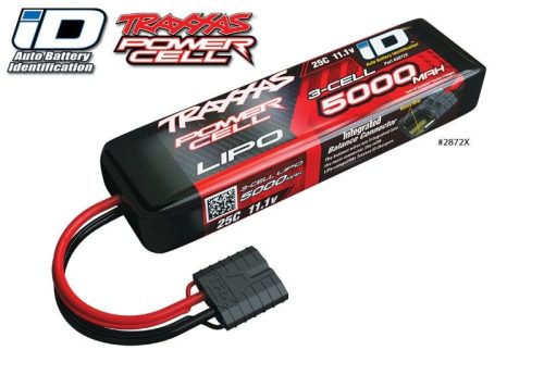 LIPO POWER CELL 5000MAH 11.1V 3S 25C TRAXXAS ID DUGÓVAL (L155XH25XW45MM)