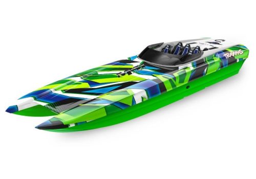 TRAXXAS DCB M41 grün/blau 40-Zoll Catamaran Rennboot