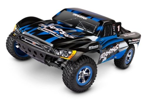 TRAXXAS Slash kék 1/10 2WD Short-Course RTR, 