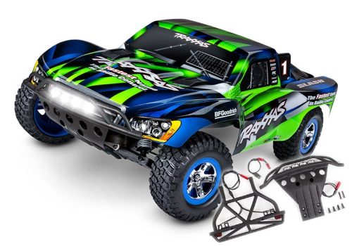 TRAXXAS Slash grün 1/10 2WD Short-Course RTR Slash-Sale