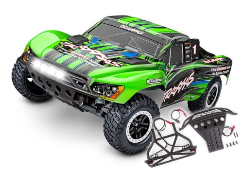 TRAXXAS Slash 1/10 2WD Short-CourseTruck grün RTR Slash-Sale