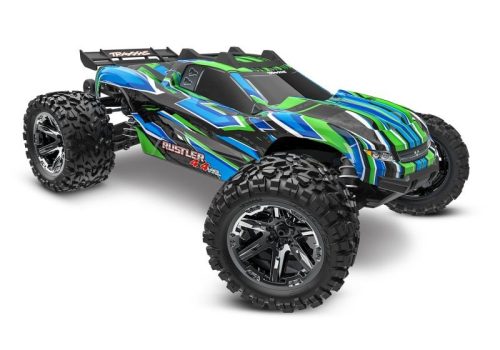 TRAXXAS RUSTLER 4X4 VXL HD ZÖLD 1/10 STADIUM TRUCK RTR KEFE NÉLKÜLI, AKKUMULÁTOR ÉS TÖLTŐ NÉLKÜL