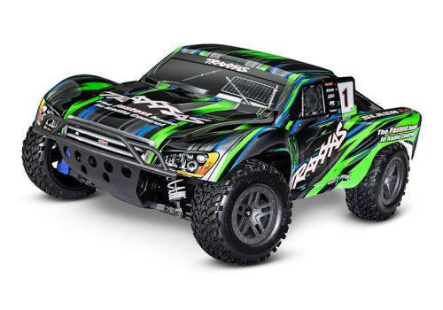 TRAXXAS Slash 4x4 BL-2S grün 1/10 Short-Course RTR