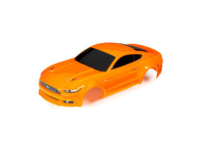 Karosserie Ford Mustang orange mit Aufkleber