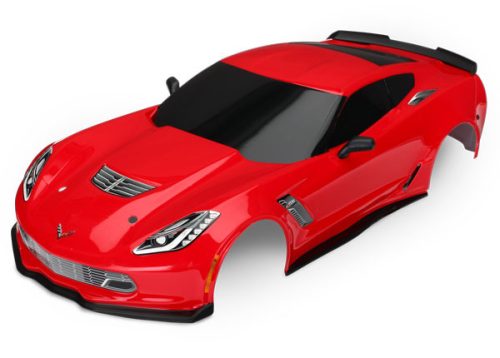 Karosserie Chevrolet Corvette Z06 rot mit Anbauteile