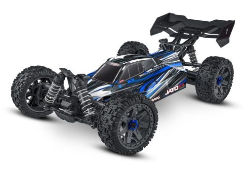 TRAXXAS JATO 4x4 BL-2S Brushless kék RTR, akkumulátor és töltő nélkül