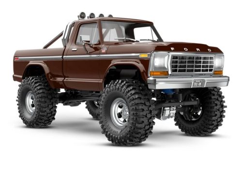 TRAXXAS TRX-4M Ford F150 4x4 "High Trial" barna 1/18 Crawler RTR, kefés motorral, akkumulátorral és USB töltővel