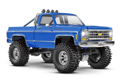 TRAXXAS TRX-4M CHEVY K10 4X4 KÉK 1/18 HIGH-TRIAL RTR KEFÉS MOTORRAL, AKKUMULÁTORRAL ÉS USB TÖLTŐVEL