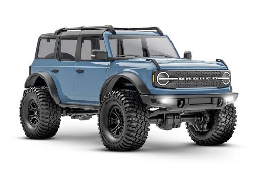 TRAXXAS TRX-4M Ford Bronco 4x4 világoskék 1/18 Crawler RTR, kefés motorral, akkumulátorral és USB töltővel