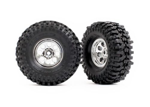 Mickey Thompson Baja Pro Xs 2.4x1.0 Reifen/Felge chrom (2)