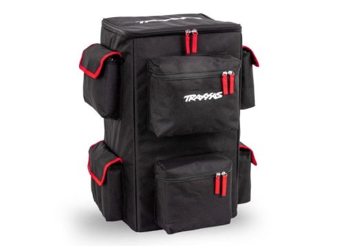 RC-Rucksack schwarz/rot, 58,5x30x30 cm