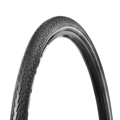 Vee Tire gumiabroncs kerékpárhoz 47-559 26X1,75 VRB292 Easy Street, drótperemes, refl., 1,5 mm defektvéd. réteggel, fekete (B29217)